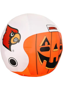 Louisville Cardinals Orange Outdoor Inflatable self inflate jack o lantern with team helmet and na..