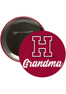 Harvard Crimson 3" Grandma Button - Maroon