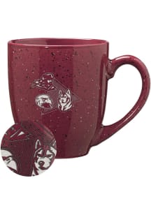Bloomsburg University Huskies 16oz Speckle Ceramic Mug - Maroon