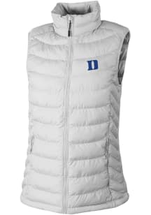 Columbia Duke Blue Devils Womens White Powder Lite Vest