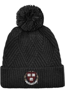Legacy Harvard Crimson Black Bridger Womens Knit Hat