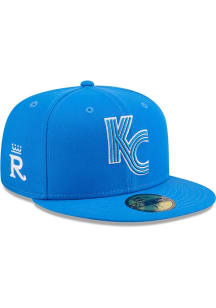 New Era Kansas City Royals Mens Blue City Connect 59FIFTY Fitted Hat
