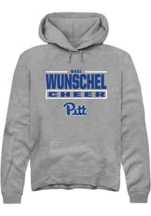 Madi Wunschel Pitt Panthers Mens Graphite NIL Stacked Box Player Hood