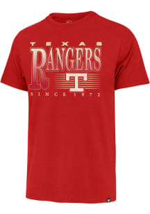 47 Texas Rangers Red City Connect Wynwood Franklin Short Sleeve Fashion T Shirt