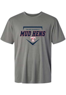 Summit Sportswear Toledo Mud Hens Youth Graphite Homeplate Short Sleeve T-Shirt