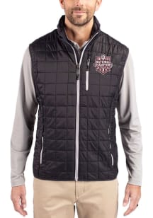 Cutter and Buck Indiana Hoosiers Big and Tall Black 2025 CFP National Champions Rainier PrimaLoft..