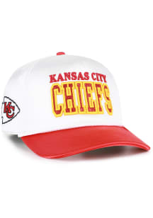 47 Kansas City Chiefs White Trendy Block Hitch Womens Adjustable Hat