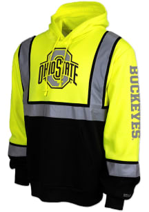 Buffalo Outdoors Ohio State Buckeyes Mens Yellow Hi-Vis Safety Hood