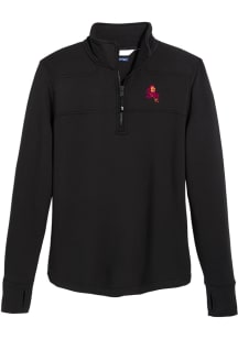 Vineyard Vines Arizona State Sun Devils Womens Black Dreamcloth Shep Shirt Qtr Zip Elevated