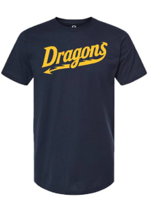 Summit Sportswear Drexel Dragons Navy Blue Dragons Tailsweep Short Sleeve Fashion T Shirt