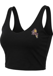 Arizona State Sun Devils Womens Black V Neck Tank Top