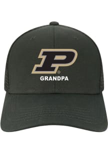 Legacy Purdue Boilermakers Grandpa Mid Pro Trucker Adjustable Hat - Black