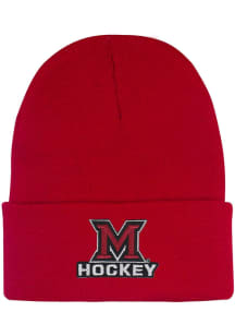 LogoFit Miami RedHawks Red North Pole Youth Knit Hat