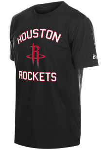 New Era Houston Rockets Black Heart and Soul Short Sleeve T Shirt