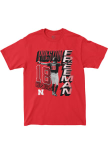 Preston Freeman Nebraska Cornhuskers Red Illustrated Short Sleeve Fashion Player T Shirt