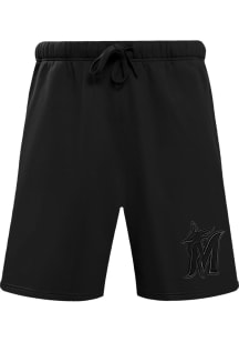 Pro Standard Miami Marlins Mens Black Neutral Shorts