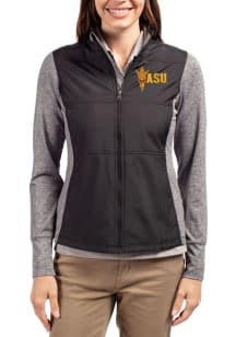 Cutter and Buck Arizona State Sun Devils Womens Black Stealth Light Weight Jacket