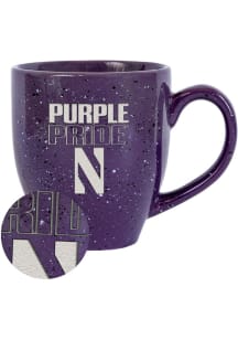 Northwestern Wildcats Purple Pride 16oz Speckle Ceramic Mug - Purple