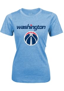 Washington Wizards Womens Navy Blue Triblend Short Sleeve T-Shirt