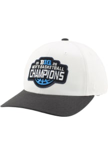 Zephyr Big Ten 2026 Big Ten Mens Basketball Tournament Champs No SP Basis Adjustable Hat - White
