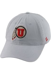 Zephyr Utah Utes Scholarship Adjustable Hat - White
