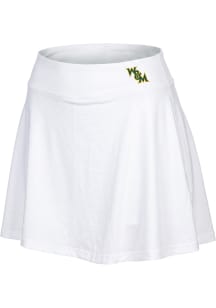 William & Mary Tribe Womens White Athletic Skirt