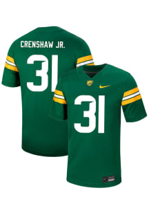 Anthony Crenshaw Jr.  Nike Baylor Bears Green NIL Name And Number Football Jersey