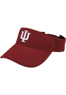 LogoFit Indiana Hoosiers Mens Crimson Slice Adjustable Visor