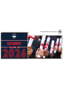 UConn Huskies Class of 2026 Floating Picture Frame - Navy Blue