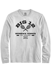 Summit Sportswear Big 12 White 2026 Women's Tennis Championship Long Sleeve T Shirt