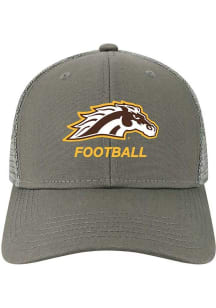 Legacy Western Michigan Broncos Football Mid Pro Trucker Adjustable Hat - Charcoal