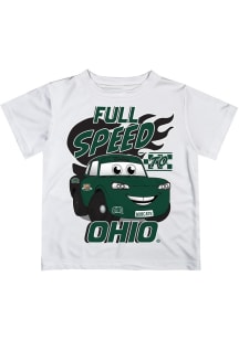 Vive La Fete Ohio Bobcats Toddler White Full Speed Short Sleeve T-Shirt