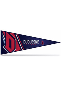 Duquesne Dukes Bright Light 12x30 Pennant - Red