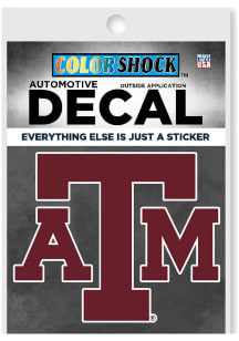 Texas A&M Aggies Main Mark Auto Decal - Maroon