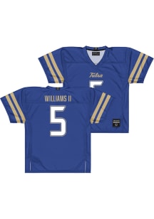 Dexter Williams II  Campus Ink Tulsa Golden Hurricane Royal Blue NIL Football Jersey