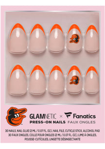 Baltimore Orioles Glamnetic Press On Nails Cosmetics