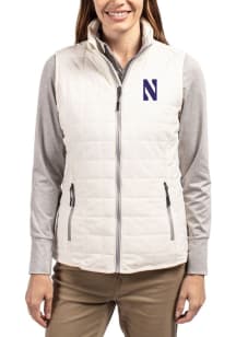 Cutter and Buck Northwestern Wildcats Womens Purple Rainier PrimaLoft Vest