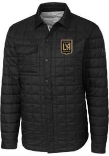 Cutter and Buck Los Angeles FC Mens Black Rainier PrimaLoft Outerwear Lined Jacket