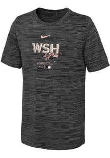 Nike Washington Nationals Youth Black City Connect Short Sleeve T-Shirt