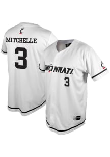Christian Mitchelle  Cincinnati Bearcats Mens White NIL Baseball Jersey
