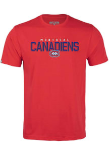 Levelwear Montreal Canadiens Youth Red Richmond Jr Carve Short Sleeve T-Shirt