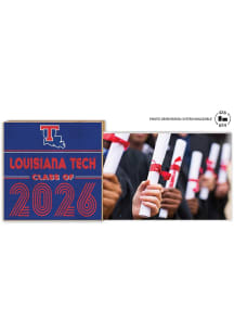 Louisiana Tech Bulldogs Class of 2026 Floating Picture Frame - Blue