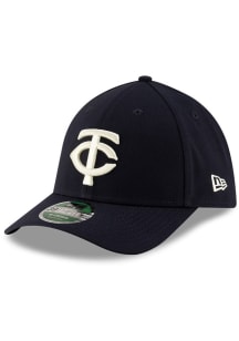 New Era Minnesota Twins Mens Navy Blue MLB Player Replica 39THIRTY M-Crown Flex Hat