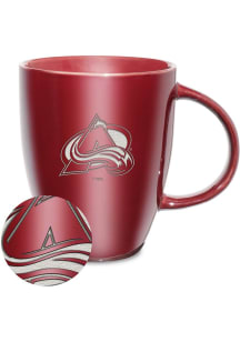 Colorado Avalanche Electroplated Ceramic Lustre Ceramic Mug - Burgundy