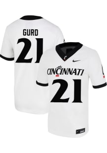 Patrick Gurd  Nike Cincinnati Bearcats White Football NIL Football Jersey