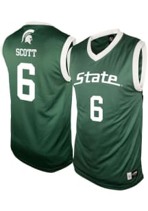 Jordan Scott  Genuine Collective Michigan State Spartans Green NIL Jersey