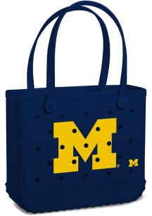 Michigan Wolverines Navy Blue Medium Bogg Bag Tote