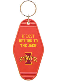 Iowa State Cyclones Motel Keychain - Cardinal