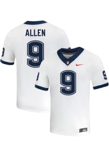 Julian Allen  Nike UConn Huskies White NIL Name And Number Football Jersey