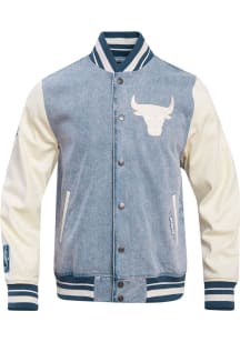 Pro Standard Chicago Bulls Mens Blue Varsity Blues Medium Weight Jacket